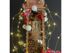 Porta garrafa Mensagem Personalizada 35cm