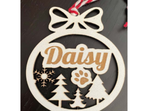 Bola 'patinha' Nome Personalizado 8cm